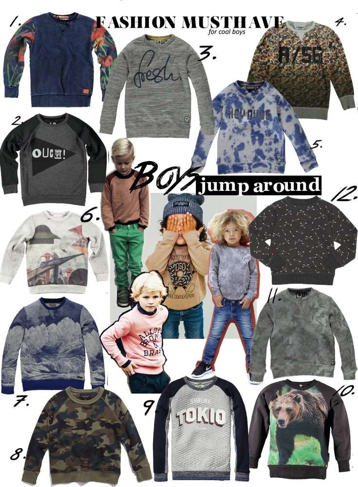TRENDY SWEATERS VOOR JONGENS
