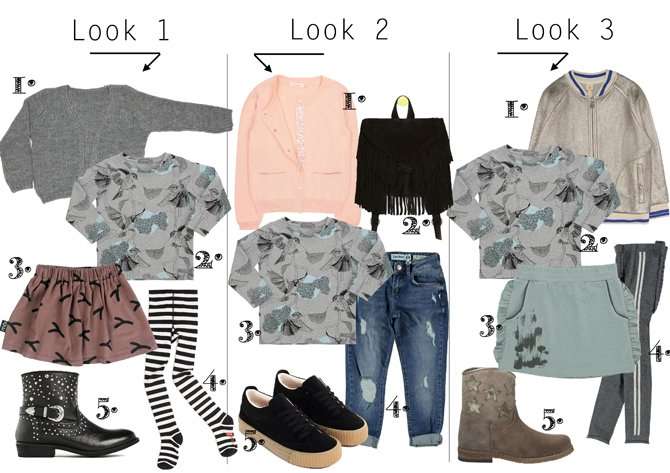 1 TREND ITEM OP 3 VERSCHILLENDE MANIEREN GECOMBINEERD