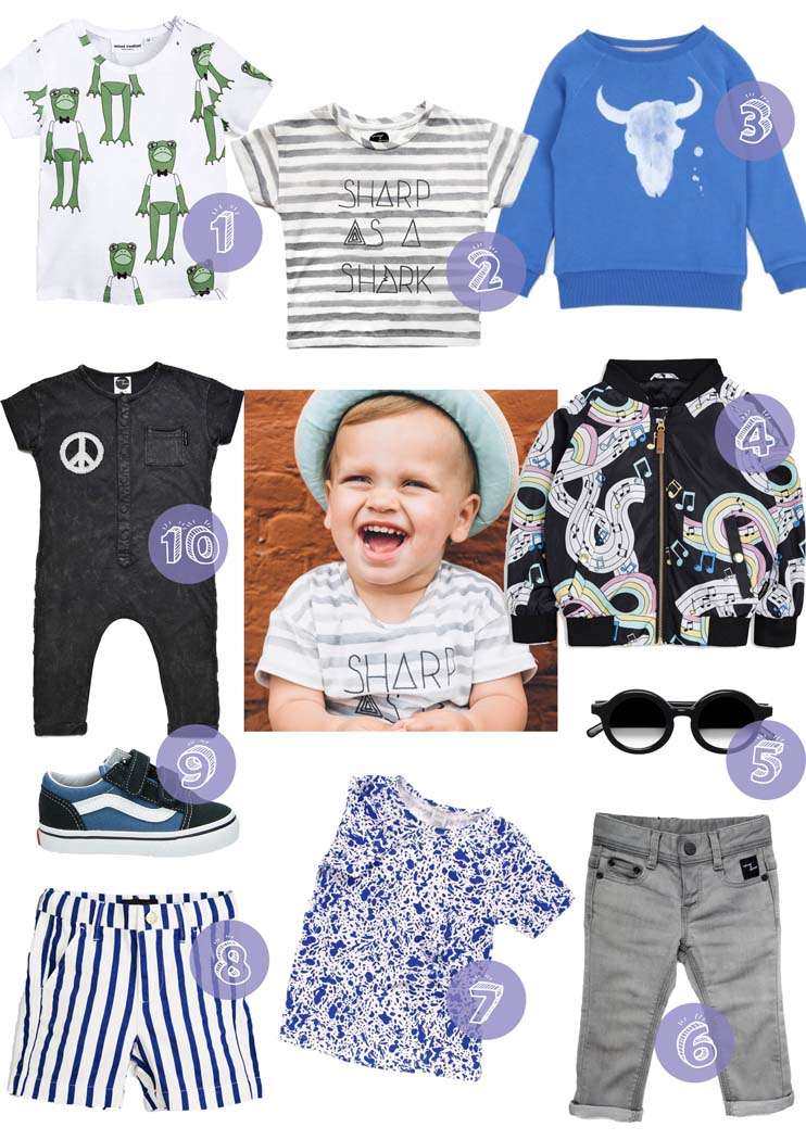 10X COLOURFUL BOYS SHOPPING