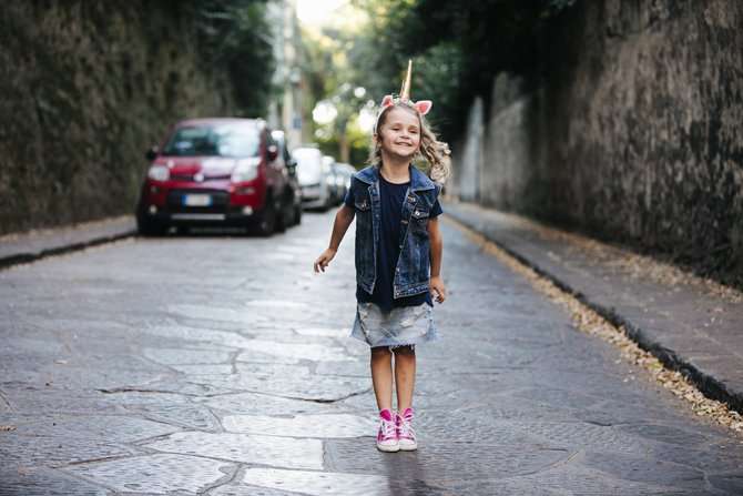 GIUDITTA IN DENIM ON DENIM