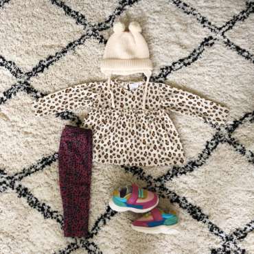 BABY OUTFIT | LEOPARD + SNEAKERS