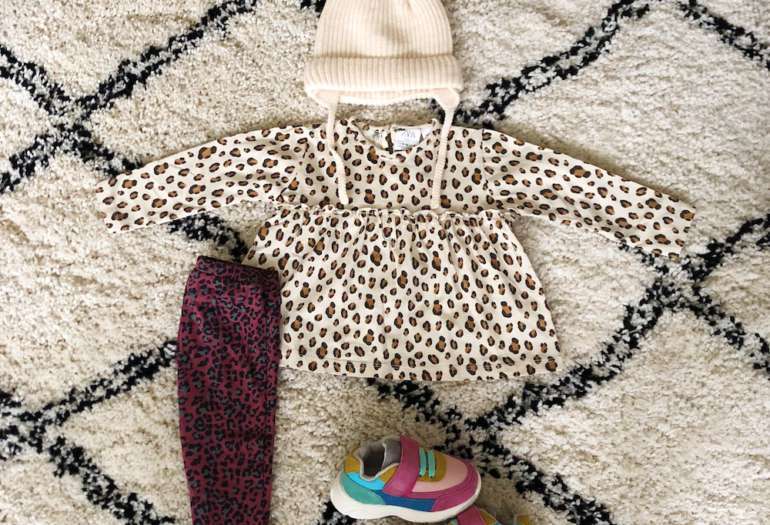 BABY OUTFIT | LEOPARD + SNEAKERS