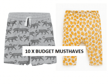 10X BUDGET KINDERKLEDING MUSTHAVES