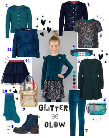 SHOPPING MEISJES GLITTER & GLOW