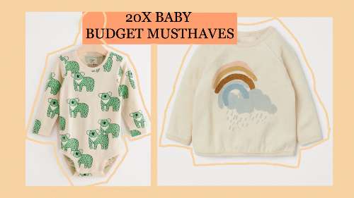 20 X BABY BUDGET MUSTHAVES