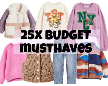 25X BUDGET MUSTHAVES KINDERKLEDING