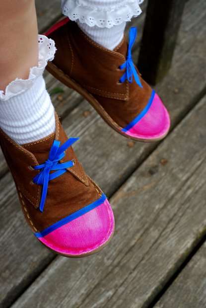 Gepimpte kinderschoenen